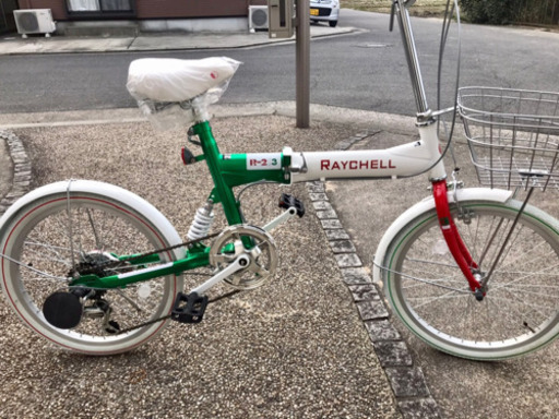 【新品】6段変速折り畳み自転車　20インチ　※写真撮る為に開封して組み立てました