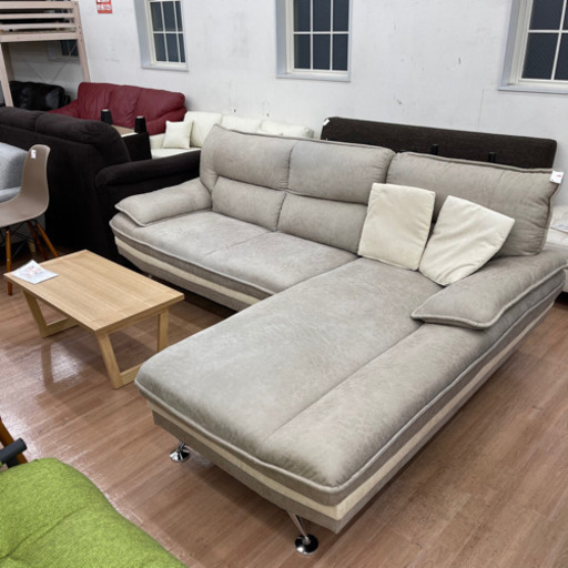 ?ラインのお友達追加で3%OFF?新品3人掛けソファ レザーテックス ソファ 幅237 本皮に近い質感?自社配送時?代引き可?※現金、