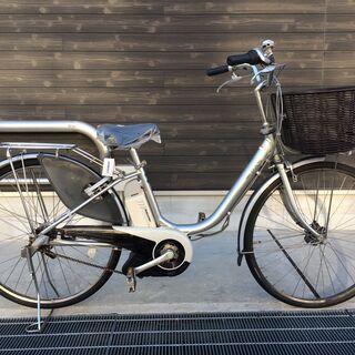 地域限定送料無料 ヤマハ パス 新基準 子供乗せ 8,1AH シルバー