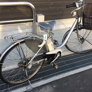 地域限定送料無料　パス　ナチュラ　8,9AH　シルバー　神戸市　電動自転車 地域限定送料無料パスナチュラ24インチシルバー神戸市電動自転車