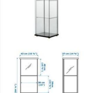 京都市内まで取りに来れる方限定！IKEA　ガラスケース　デトルフ