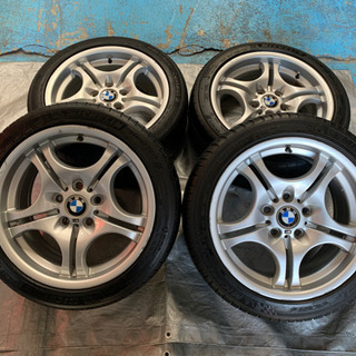 BMW純正３シリーズ17インチタイヤ　5H　PCD120　フロン...