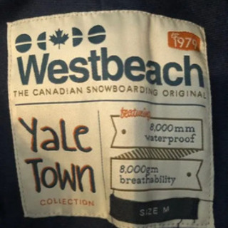 スノーボードパンツ　デニム風　westbeach  USサイズMの画像