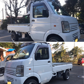 値下げしました❗️スズキ　キャリィ　トラック　DA63T 4駆切り替え付き　限定車　5速MTの画像