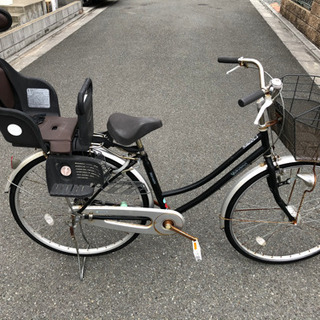 決まりました。子供乗せ付き自転車