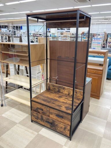 ニトリ ハンガーラック Nステイン 1880BR