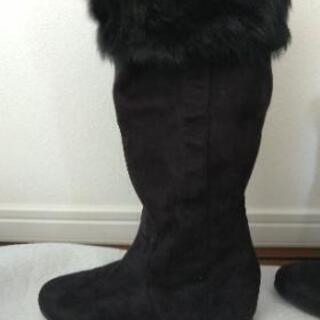 Bridget Birkin  ブリジットバーキン 黒色 ブーツ ２３cmの画像