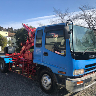 NOX.PM適合！いすゞフォワードアームロール！コンテナ脱着車の画像