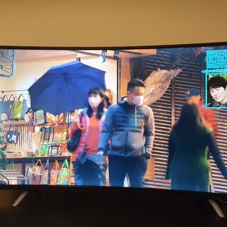 [値下げ] 48型 液晶HDテレビ 湾曲ディスプレイ