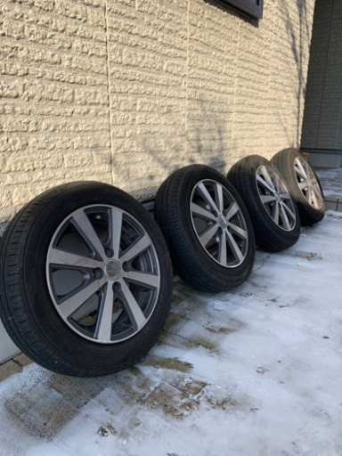 ダンロップタイヤホイールセット155-65-14 4本　タントなどに