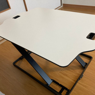 2/27（土）朝まで【美品】机上スタンディングデスク 幅79.5...
