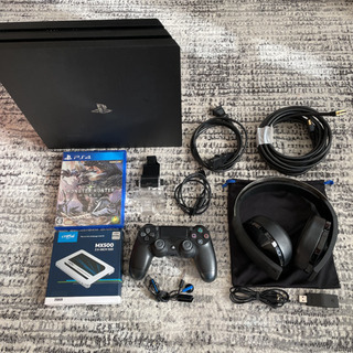 PS4Pro SSD換装済　ヘッドホンセット
