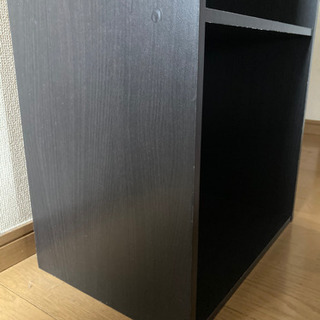 カラーボックス　収納棚　ダークブラウンの画像