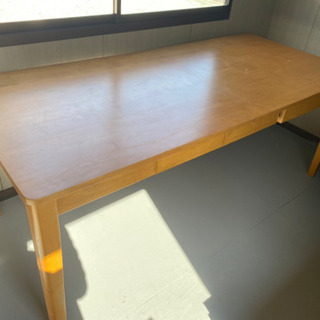 ☆中古品・美品☆4-6人掛けダイニングテーブル(引き出し付き・椅...