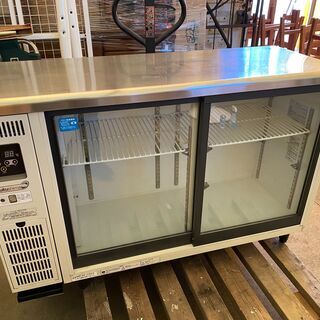 業務用冷蔵ショーケース/作業台タイプ207L　中古