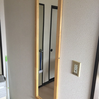 引っ越しの為  壁ミラー  安値  500円