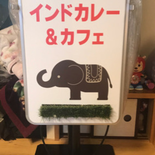 パトライト付き看板