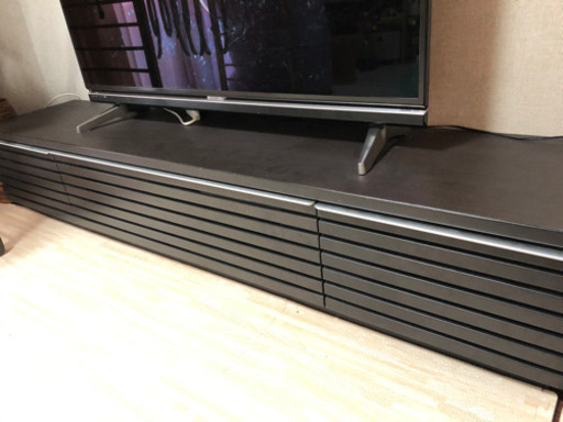 MK前田　テレビ台　ダークブラウン　200cm 2m