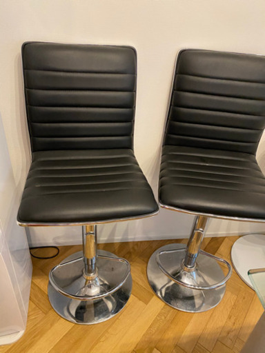 大塚家具　ハイチェア2脚セット