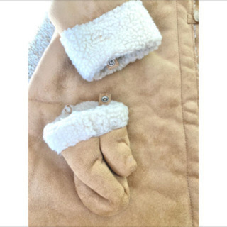 【新品】Baby Gapムートン調カバーオールの画像