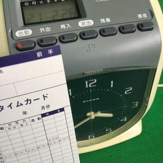 中古　NIPPO タイムレコーダー　NTRｰ2500　ニッポー　電子タイムレコーダーの画像