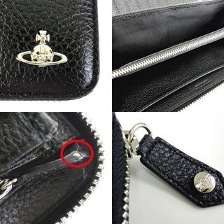 ヴィヴィアンウエストウッド ラウンドジップ 長財布 ブラック ミラノトラベル 51080021-40324 ☆  札幌市 北区 屯田の画像