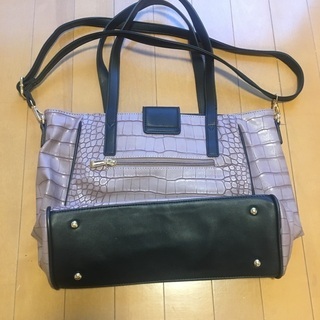 未使用！A４バッグ ピンクの画像