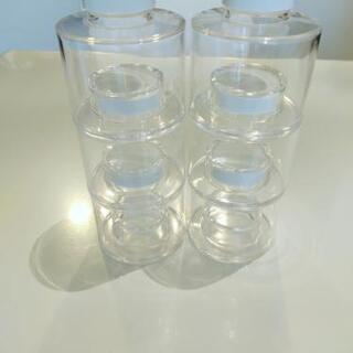 明日まで スパイスボトル スタッキング 調味料入れ 調味料 ケースの画像