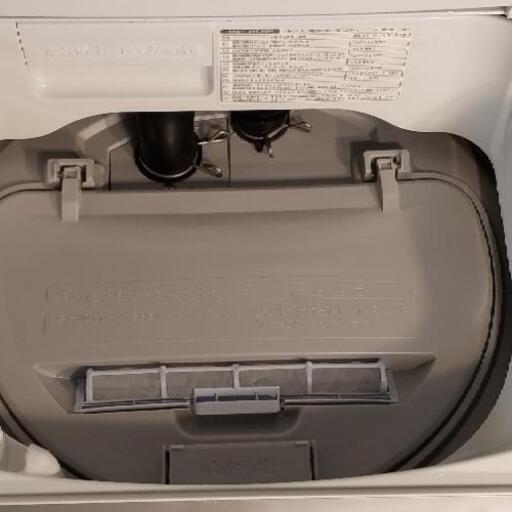 【極美品】SHARP タテ型洗濯乾燥機 5.5/3.5キロ ステンレス穴なし槽 ES-TX5C-S 2018年製