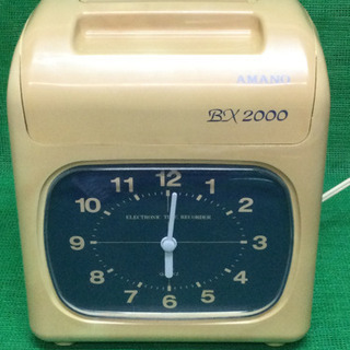 中古　AMANO タイムレコーダー　BX2000　アマノ　電子タ...