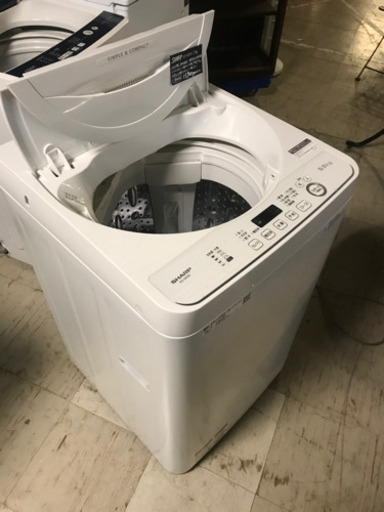 JH01648 SHARP洗濯機　ES-GE5D 5.5Kg 20年製