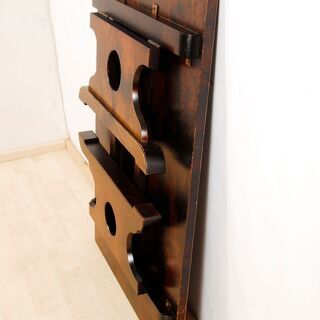 4667 北海道民芸家具 スツール 樺 飾り台 椅子 高さ41.5cm 幅38.8cm 奥行35cm 愛知県岡崎市 直接引取可の画像