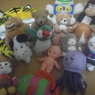 ぬいぐるみ☆ディズニーアンパンマンゴジラキューピーなど