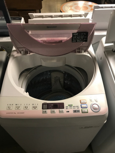 JH01655 SHARP洗濯機　ES-GV80P 8Kg 2014年製