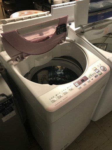 JH01655 SHARP洗濯機　ES-GV80P 8Kg 2014年製