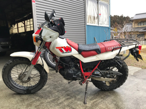 TW200 スパイクタイヤホイール付き