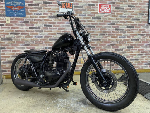 【ビンテージフリスコチョッパー！絶好調美車フルカスタム♪】カワサキ 250TR BJ250F【動画有】検）オールドスクール ブラッド デウス Deus