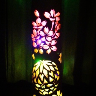 竹灯り　〜花遊び〜　竹灯籠　孟宗竹 竹灯り 〜花遊び〜 竹灯籠 孟宗竹