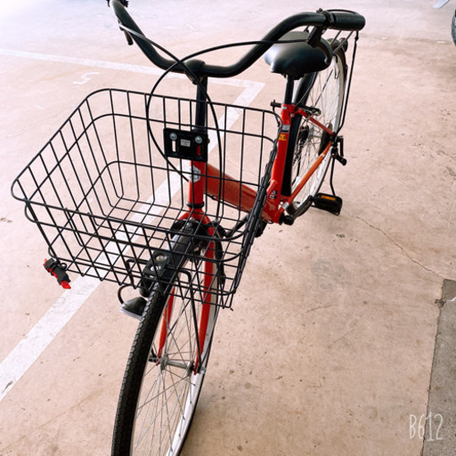 自転車　鍵2つ　カゴ付き