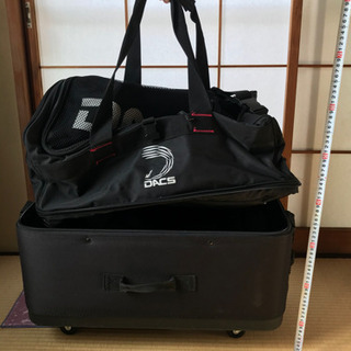 取引き終了！DACS防水キャスターバッグ(黒)の画像