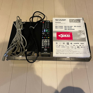 【フル装備】シャープ　DVDレコーダー　AQUOS ブルーレイ ...