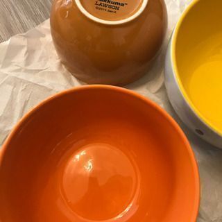 ほぼ新品　リラックマ＆ミッフィー　　スープボール＆丼