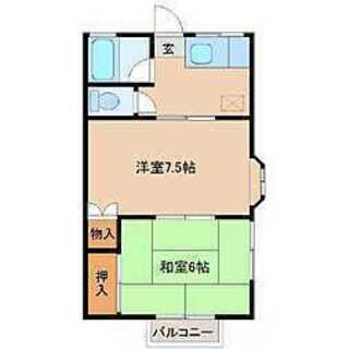 【家電付き・フリーレント2ヶ月】城西国際大学近くの東金市菱沼2Kアパート202号室 - 東金市
