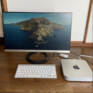 Mac mini 2012   純正キーボード　23.8モニター...