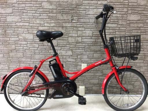 東京23区配達無料　新基準 Panasonic パナソニック シュガードロップ   6.6Ah リチウム 電動自転車☆中古☆パナ20インチ