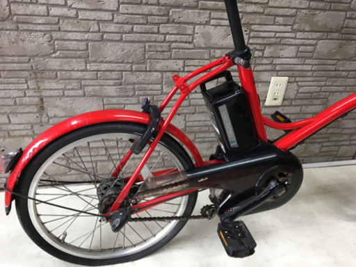 東京23区配達無料　新基準 Panasonic パナソニック シュガードロップ   6.6Ah リチウム 電動自転車☆中古☆パナ20インチ