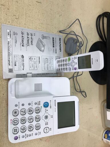 美品　シャープ電話機　JD-AT85C　詐欺対策強化機能