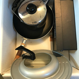 キッチン一式セット　フライパン　やかん　など