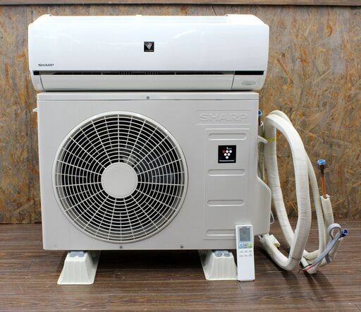 札幌発 SHARP/シャープ ルームエアコン AY-F40D 14畳 プラズマクラスター25000搭載 単相100V対応 ホワイト系 2016年製 冷暖房