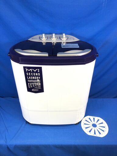 【動作保証あり】シービージャパン 2020年 TOM-05h 3.3kg 二槽式洗濯機【管理KRS306】